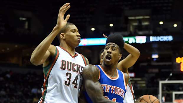Iman Shumpert Knicks Giannis Antetokounmpo Bucks